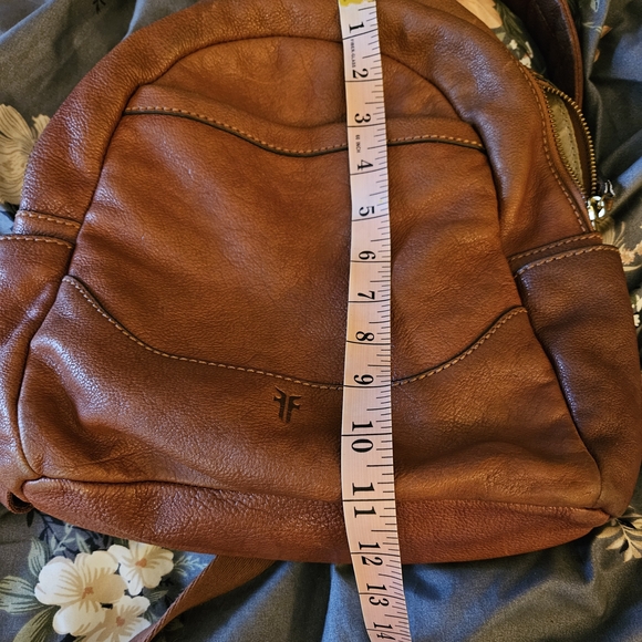 💫FRYE Brown Leather Backpack - Picture 7 of 9